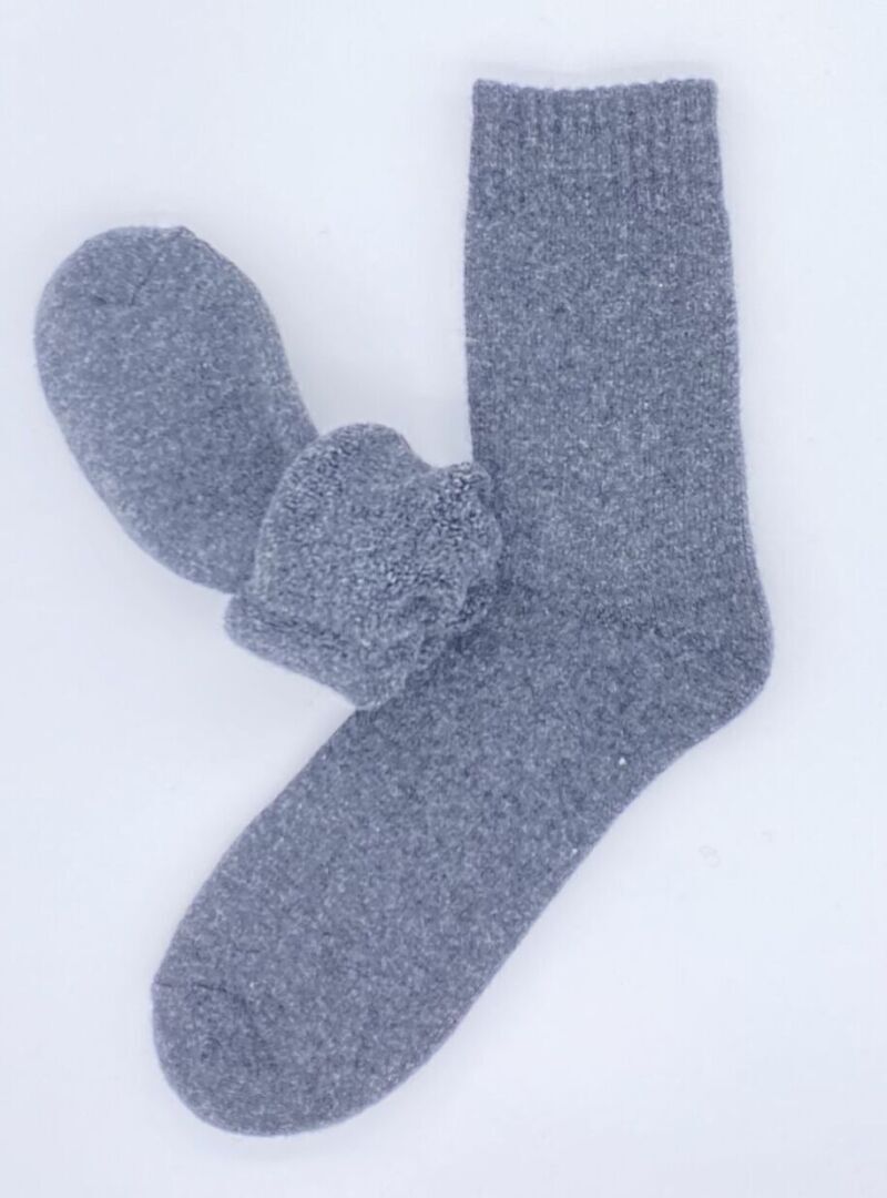 Men's Merino Wool Socks Dark Gray 5 pairs/pack - Socks LLC